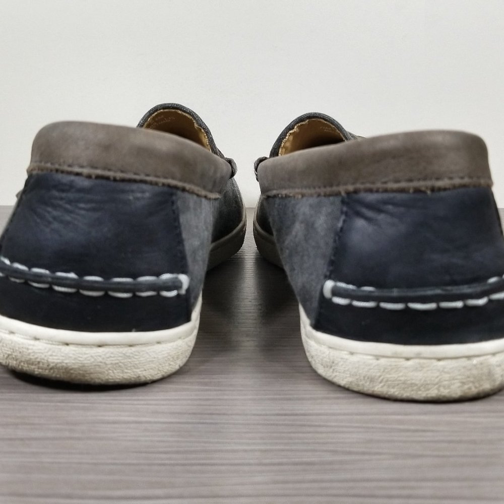 Cole Haan Pinch Weekender Loafers, Gray & Brown Canvas & Leather Mens Size 9.5 M - Picture 5 of 12